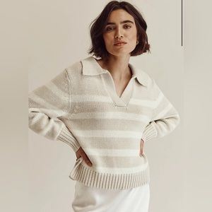 DISSH Stripe Knit Sweater (Colbie Cream)